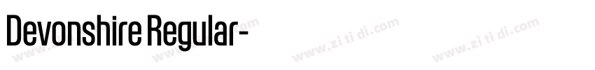 Devonshire Regular字体转换 Devonshire Regular字体转换